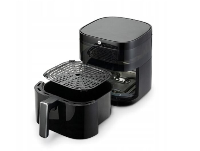 Wilfa Dualfry 6L Çift Isıtıcılı Yağsız Fritöz / Airfryer - Siyah (2200W, 6 Litre, Pencereli) - Görsel 2