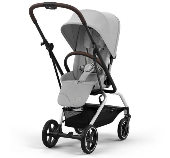 Cybex Eezy S Twist+2 Bebek Arabası - Fog Grey (360° Döner Koltuk, Tüm Zemin Tekerlekleri) - Görsel 6