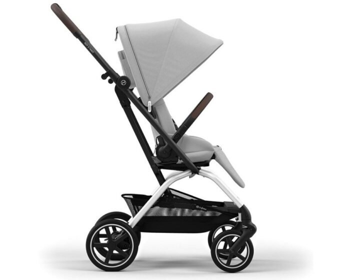 Cybex Eezy S Twist+2 Bebek Arabası - Fog Grey (360° Döner Koltuk, Tüm Zemin Tekerlekleri) - Görsel 4