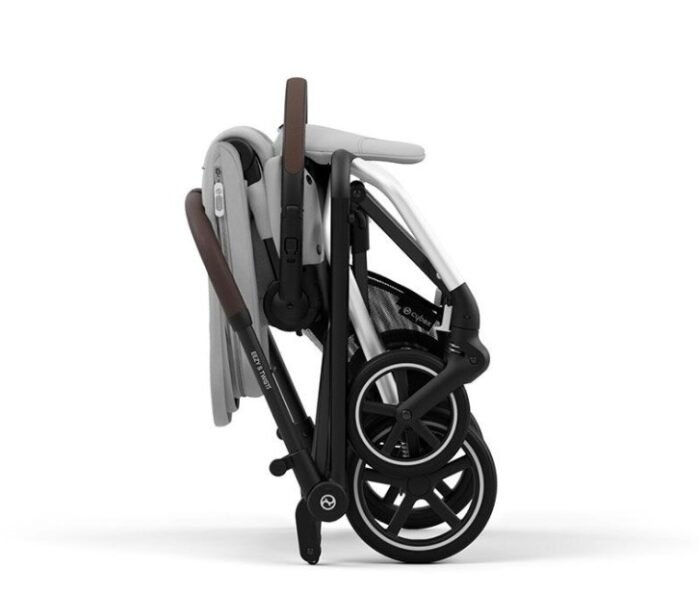 Cybex Eezy S Twist+2 Bebek Arabası - Fog Grey (360° Döner Koltuk, Tüm Zemin Tekerlekleri) - Görsel 2