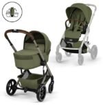 Cybex Gold Balios S Lux 2'si 1 Arada Bebek Arabası - Moss Green