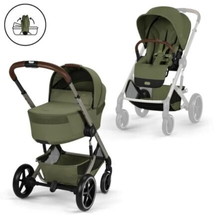 Cybex Gold Balios S Lux 2'si 1 Arada Bebek Arabası - Moss Green