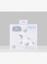 Deux Lapins 2'li Müslin Bebek Örtüsü Iconıque Lapin & Cotton Grey