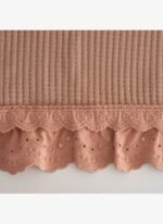 Ecocotton Alessa Çift Kişilik Pike Takımı %100 Organik Pamuk Jakarlı Terra 260x240 Cm - Görsel 3
