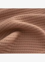 Ecocotton Alessa Çift Kişilik Pike Takımı %100 Organik Pamuk Jakarlı Terra 260x240 Cm - Görsel 4