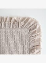 Ecocotton Ayda Battal Boy Nevresim Takımı %100 Organik Pamuk Dokuma Bej 240x220 Cm - Görsel 2