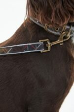 Barbour Reflective Tartan Comfort Köpek Tasması TN11 Classic Tartan - Görsel 2