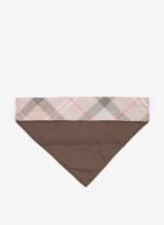 Barbour Tartan Köpek Bandanası BE91 Taupe-Pink Tartan - Görsel 3