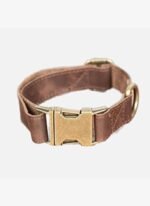 Bloominbag BloomPaw Mahogany Brown Hakiki Deri Pet Tasma