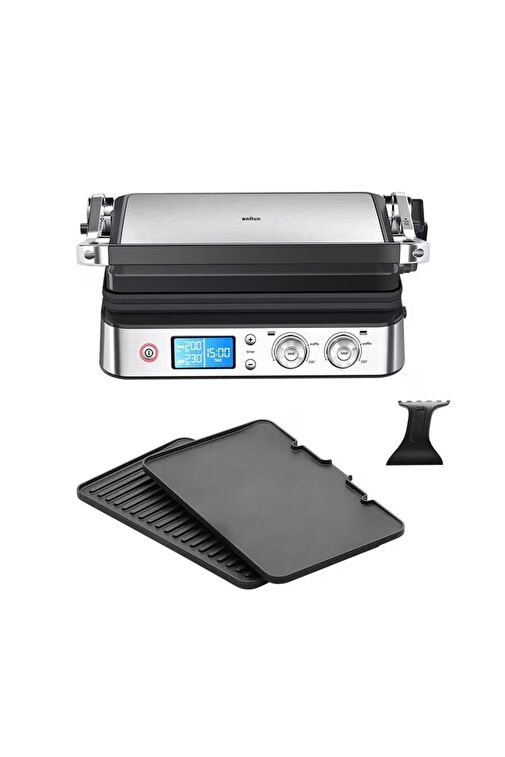 tryoshop-b-braun-multigrill-9-contact-grill-cg-9040-siyah-paslanmaz-celik-15306858-1-2 Braun MultiGrill 9 Contact grill CG 9040 Siyah / Paslanmaz Çelik - Görsel 1