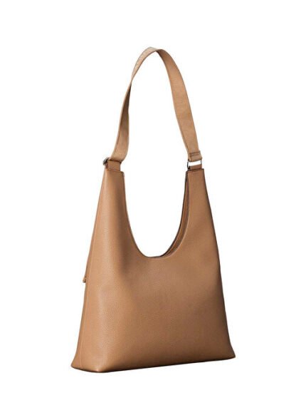 Calvin Klein Bej Kadın Omuz Çantası WEBBING ADJ STRAP LARGE HOBO