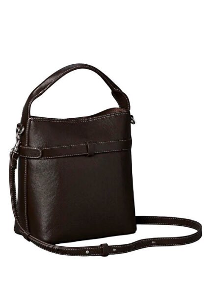 Calvin Klein Kahverengi Kadın Çapraz Çanta BUCKLE MINI BUCKET CROSSBODY