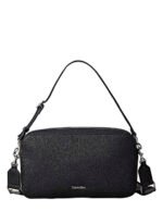 Calvin Klein Siyah Kadın Çapraz Çanta WEBBING 2X STRAP LG CAMERA BAG