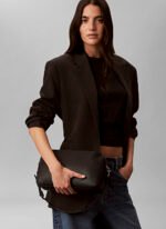 Calvin Klein Siyah Kadın Çapraz Çanta WEBBING 2X STRAP LG CAMERA BAG - Görsel 4