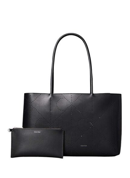 Calvin Klein Siyah Kadın Deri Tote Çanta LV04F3359GUB1