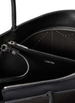 Calvin Klein Siyah Kadın Deri Tote Çanta LV04F3359GUB1 - Görsel 3
