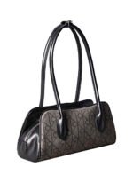 Calvin Klein Siyah Kadın Omuz Çantası EMBLEM TRIO JACQUARD SHOULDER BA