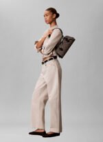 Calvin Klein Siyah Kadın Omuz Çantası EMBLEM TRIO JACQUARD SHOULDER BA - Görsel 3
