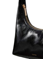 Calvin Klein Siyah Kadın Omuz Çantası FOIL LOGO GLOSSY CONV SHOULDER B - Görsel 2