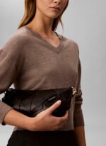 Calvin Klein Siyah Kadın Omuz Çantası WOVEN SHOULDER BAG - Görsel 3