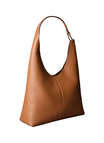 Calvin Klein Taba Kadın Omuz Çantası SLOUCHY LEATHER MD SHOULDER BAG
