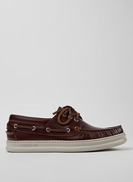 Camper Kahve Erkek Deri Casual Ayakkabı Runner Four
