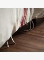 Ecocotton Charla Battal Boy Nevresim Takımı %100 Organik Pamuk Kenevir Karışımlı Ekru-Kırmızı 240x220 Cm - Görsel 2