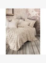 COTTON BOX LIMI YATAK ORTUSU VE NEVRESIM TAKIMI CIFT KISILIK CRIMP BEJ