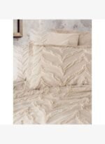 COTTON BOX LIMI YATAK ORTUSU VE NEVRESIM TAKIMI CIFT KISILIK CRIMP BEJ - Görsel 2