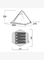 Easy Camp Otra Tipi 4 Kişilik 8m² Tipi Çadır - Görsel 4