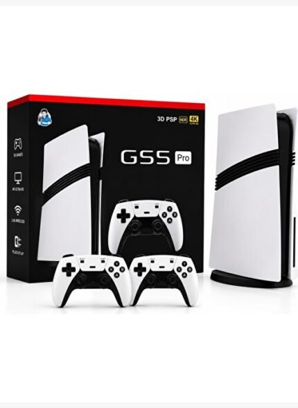 HADRON GS5 PRO Retro Oyun Konsolu HDMI Çift GamePad Seti 128 GB Hafıza Kartlı Beyaz