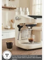 Karaca Hatır Perfetto Dijital ve Dokunmatik Ekranlı Çelik Cezveli Espresso ve Türk Kahve Makinesi Starlight - Görsel 4
