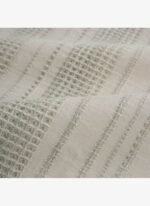 Ecocotton İkra Çift Kişilik Nevresim Takımı %100 Organik Pamuk Dokuma Krem-Yeşil 200x220 Cm - Görsel 4