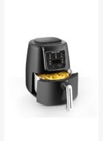 Karaca Air Pro Cook Köz Steel XL Çelik Hazneli Airfryer Black Silver 4L - Görsel 3