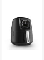Karaca Air Pro Cook Köz Steel XL Çelik Hazneli Airfryer Black Silver 4L - Görsel 4