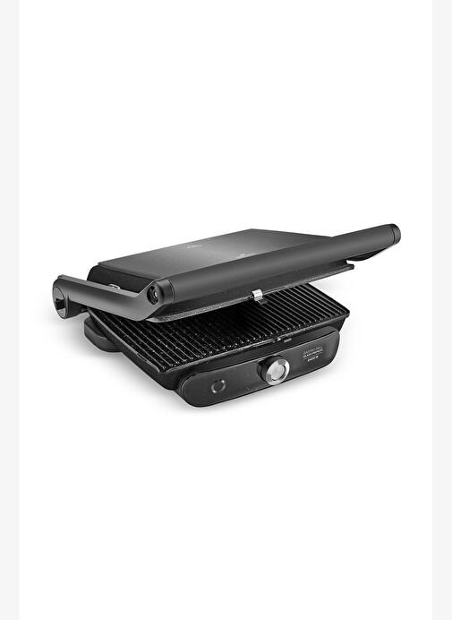 Karaca Gastro Grill Glass Premium 2400w Döküm Tost ve Izgara Makinesi Shiny Black 6 Dilim Kapasiteli