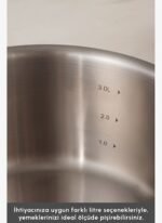 Karaca Power Steel 316+ 3Ply Galileo 8 Parça Çelik Tencere Seti - Görsel 3