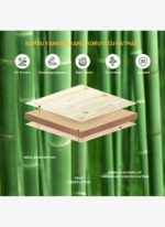 KingCamp Bamboo 100x65 Bambu Kamp Masası - Görsel 3