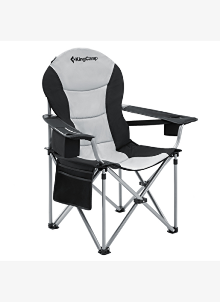 KingCamp Cedar Deluxe Ultra Bel Destekli Kamp Sandalyesi Grey
