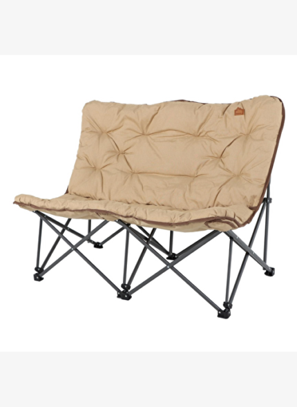 KingCamp Lemon Lux Double Ultra Konforlu Çift Kişilik Kamp Sandalyesi Khaki