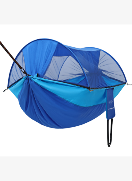 KingCamp Multi-function 3 ü 1 Arada Çift Kişilik Cibinlikli Hamak Blue