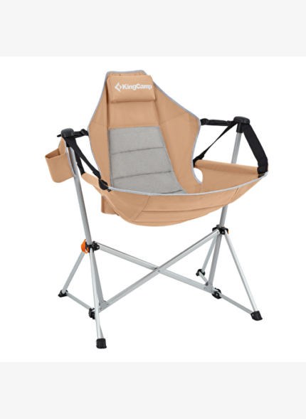 KingCamp Orchid Salıncaklı Katlanır Kamp Sandalyesi Khaki/Grey