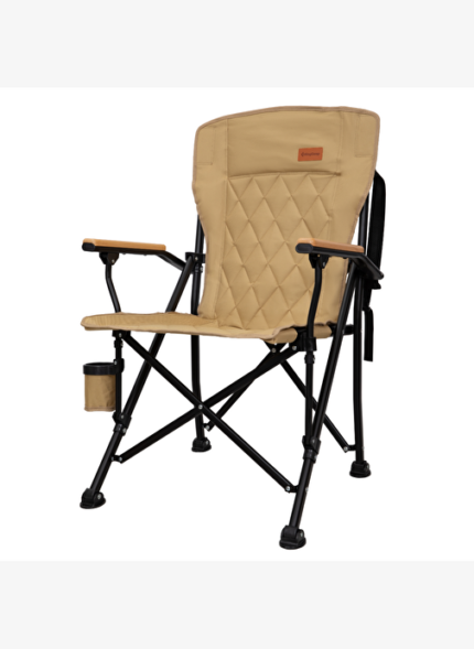 KingCamp Polar Comfort Plus Ultra Konforlu Katlanır Kamp Sandalyesi Khaki