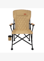 KingCamp Polar Comfort Plus Ultra Konforlu Katlanır Kamp Sandalyesi Khaki - Görsel 2