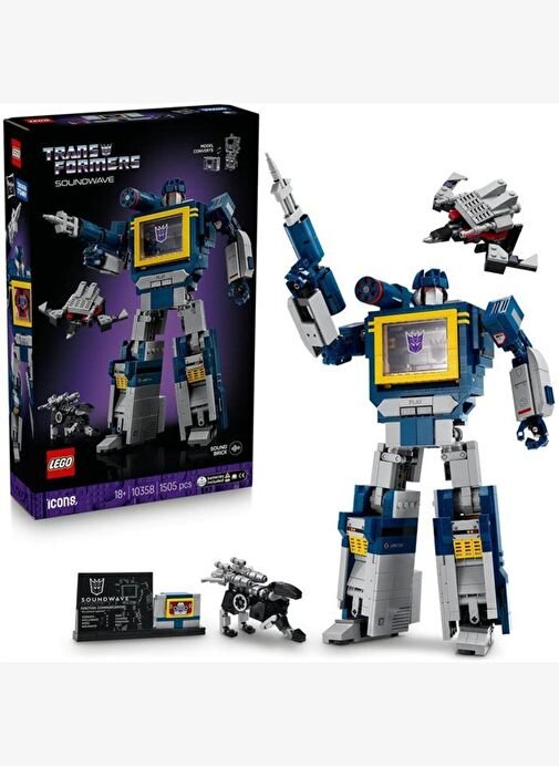 Lego Icons Transformers: Soundwave