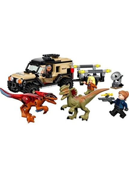 LEGO Jurassic World 76951 Pyroraptor and Dilophosaurus Transport
