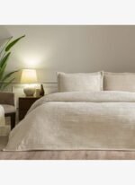 Linens Velona Çift Kişilik Yatak Örtüsü Seti Kum