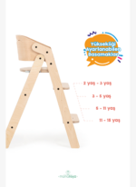 Mamatoyz Mychair Only Chair Mama Sandalyesi Sadece Mama Sandalyesi aksesuar olmayan Versiyonu - Görsel 4