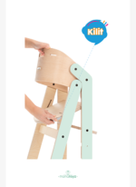 Mamatoyz Mychair Only chair Mint color Mama Sandalyesi Sadece Sandalye Aksesuar olmayan versiyon Mint Rengi - Görsel 3