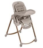 Maxi-Cosi Minla Plus 6'sı Bir Arada Ahşap Görünümlü 4 Tekerlekli Mama Sandalyesi Beige - Görsel 2